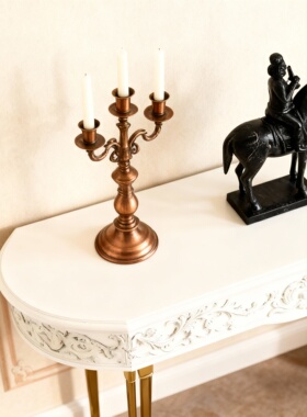 法式树脂人物雕塑玄关摆件