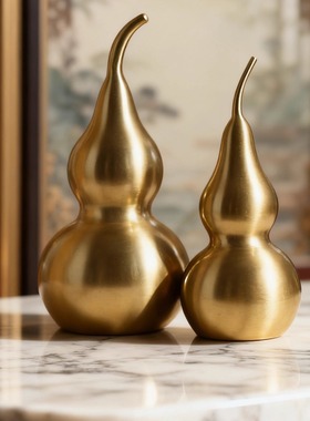 福禄里富贵金葫芦铜制