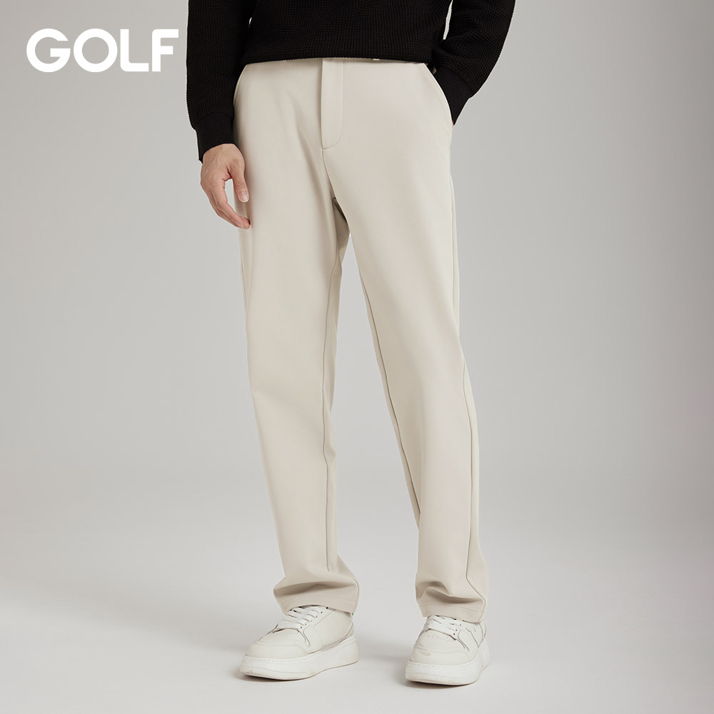 【加绒】GOLF高尔夫Jeans休闲裤男25秋冬复合磨毛加厚通勤直筒裤,淘宝优惠券,粉丝福利购,淘宝优惠卷
