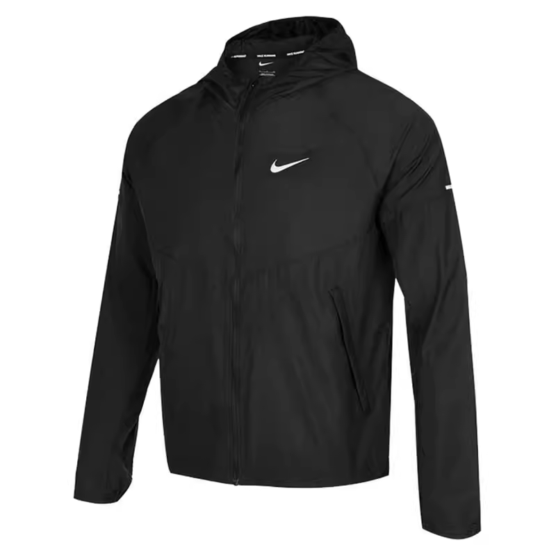 正品NIKE耐克男子跑步训练运动服休闲连帽防风夹克外套DD4747-010 - 图3