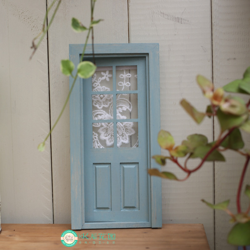 迷你微缩娃娃屋手作微缩铁艺木门园艺杂货摆件可爱迷你门19*7,淘宝优惠券,粉丝福利购,淘宝优惠卷