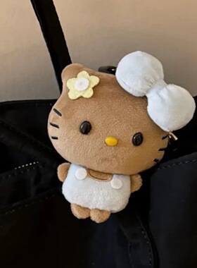 日本PeerEx黑皮kitty公仔可爱包包挂件钥匙扣女生情人节生日礼物