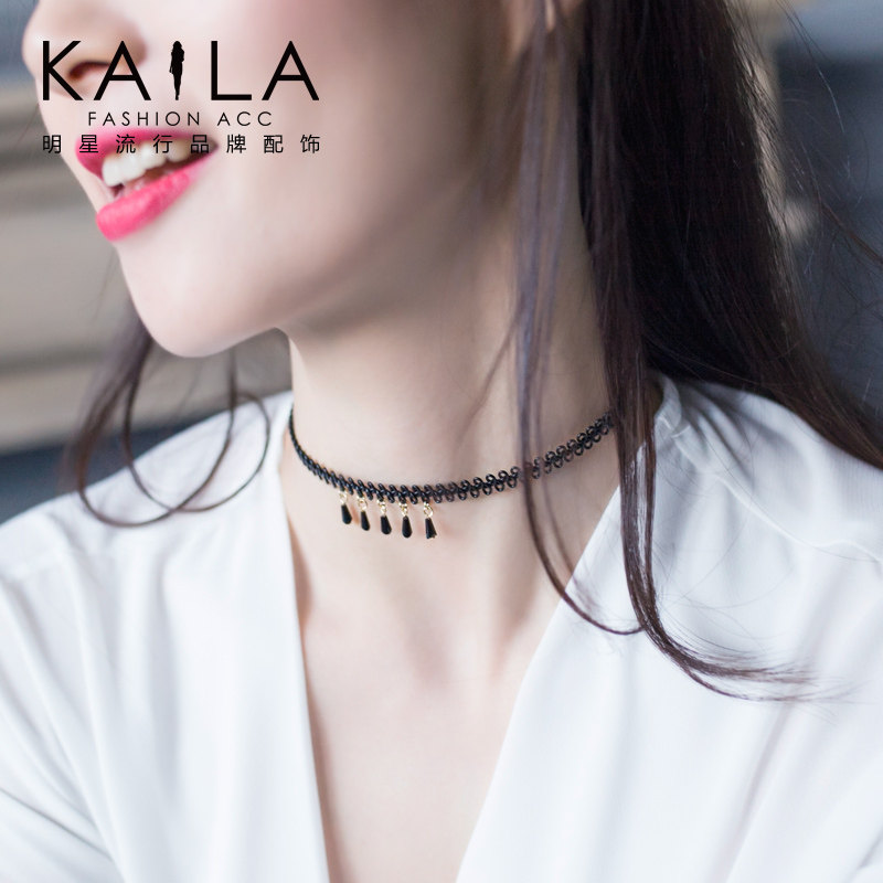 kaila安娜苏女韩国气质森女项圈 kaila项链