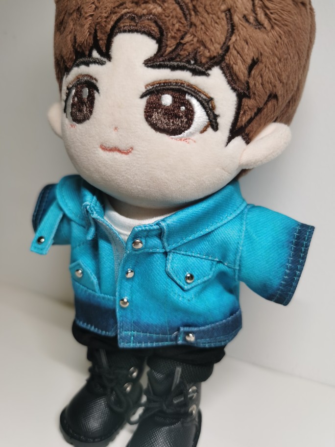 Mirror公仔衫娃衣20cm应援AnsonLo卢瀚霆广告蓝渐变外套 - 图2