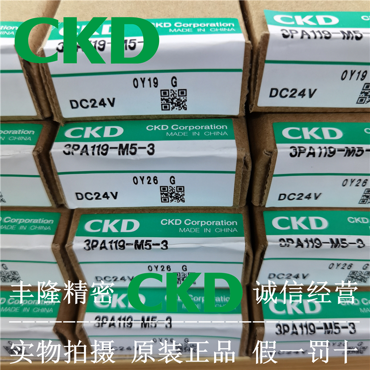 CKD电磁阀 3PB 3PA110 4JA 3PA119-M5 3PA210 3PA219-06-E2-P-3 - 图1