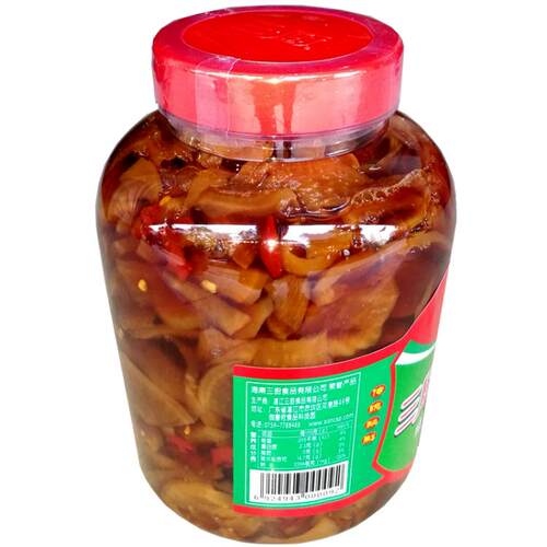 包邮三厨爽脆菜脯900克X6瓶装/腌制萝卜咸菜酱菜餐饮居家开胃小菜 - 图3
