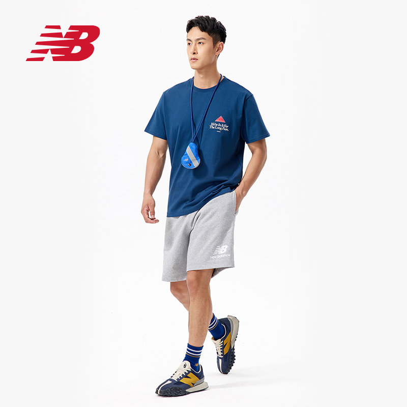 New Balance NB官方奥莱 男款夏季舒适运动时尚印花圆领短袖T恤_New Balance官方奥莱店_运动服/休闲服装-第2张图片-提都小院