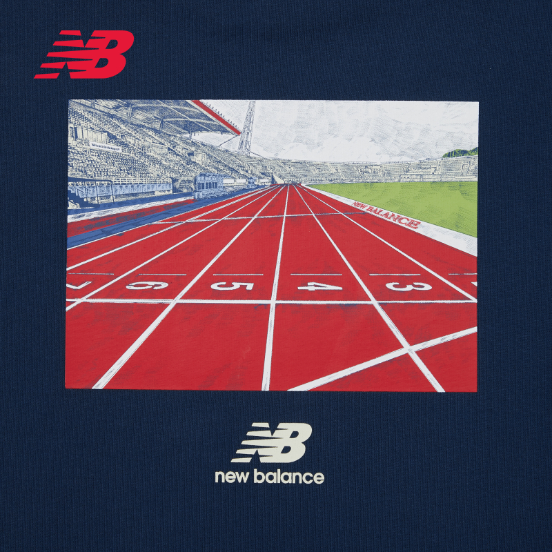 New Balance NB官方奥莱 男款夏季舒适运动时尚印花圆领短袖T恤_New Balance官方奥莱店_运动服/休闲服装