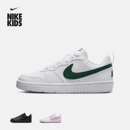 耐克酷菠萝大童低帮运动鞋冬季男女童耐穿板鞋NIKE COURT DV5456