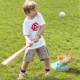 Children's foot ejection training baseball set
