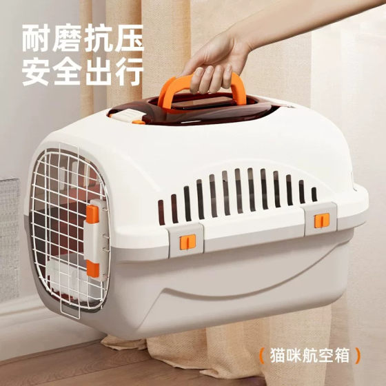 Cat space capsule portable shipping box