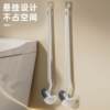 Toilet brush household no dead corner brush toilet brush soft hair long handle bathroom toilet brush wall hanging toilet cleaning brush