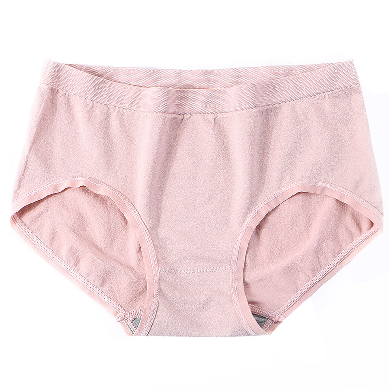 少女日系无痕大码石墨烯中腰三角裤 俞兆林优格女三角裤