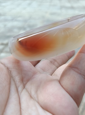 特价鸿运当头巴西纯天然橘色玛瑙手镯一物一拍女手环礼物352