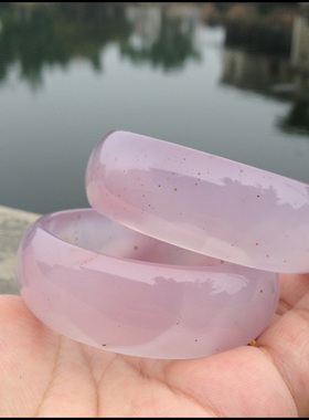 天然手镯姐妹原石饰品紫玉髓