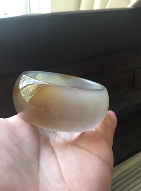 纯天然原石无烧时尚风玛瑙手镯