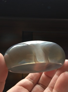 巴西原色无烧纯天然玛瑙水晶手镯加宽加厚时尚低调女生日礼8