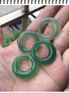 正品纯天然无烧绿玉髓 吊坠冰透水润玛瑙挂饰女宝宝礼22