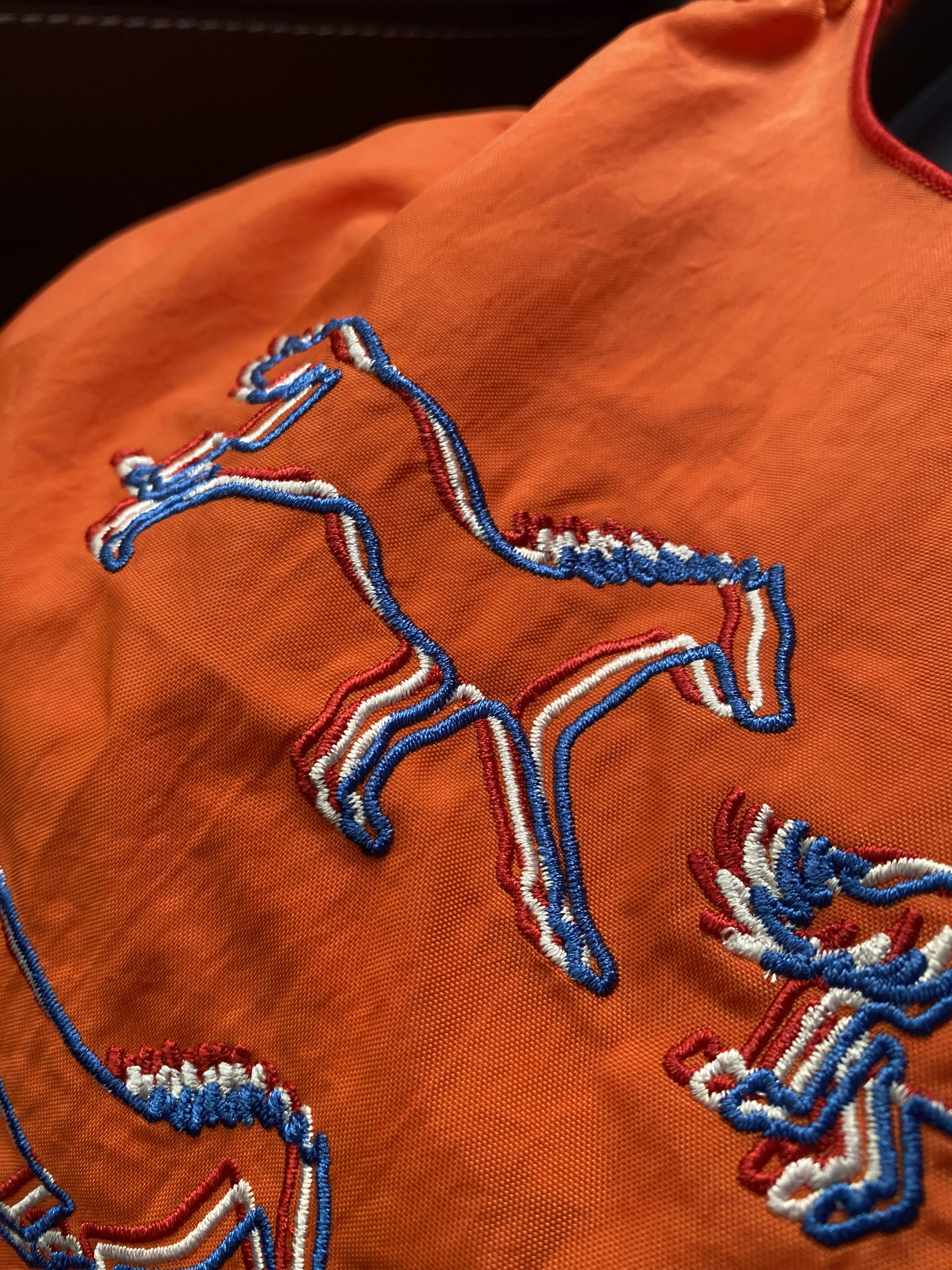 吾身绣品 万马奔腾刺绣ballchain环保布袋日本尼龙布袋,淘宝优惠券,粉丝福利购,淘宝优惠卷