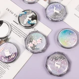 Маленькое портативное милое двусторонное зеркало, Южная Корея