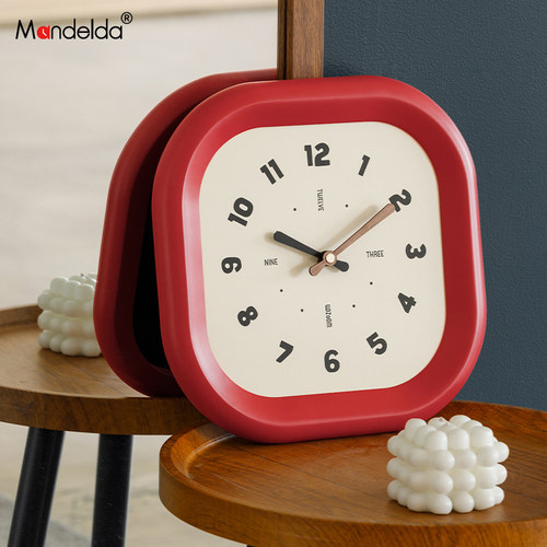 Mandelda韩国品牌2026新款挂钟客厅现代简约大气创意时钟表挂墙 - 图3