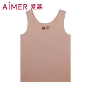 【牛奶系】爱慕保暖内衣女秋冬柔软亲肤纯色打底背心AM727951