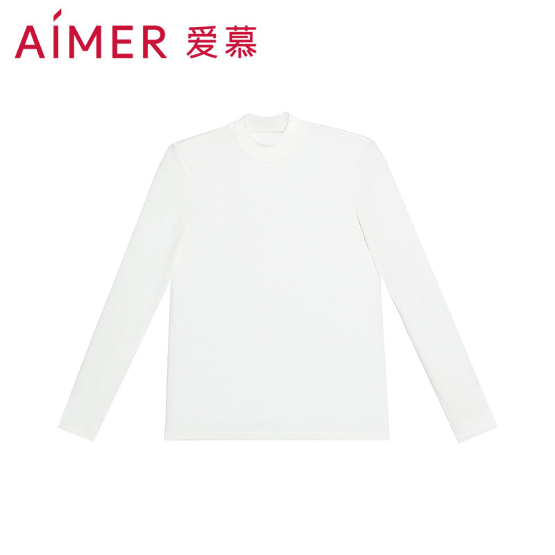 爱慕官方正品牌小高领保暖衣女士时尚内搭亲肤舒适长袖上衣打底衣,淘宝优惠券,粉丝福利购,淘宝优惠卷