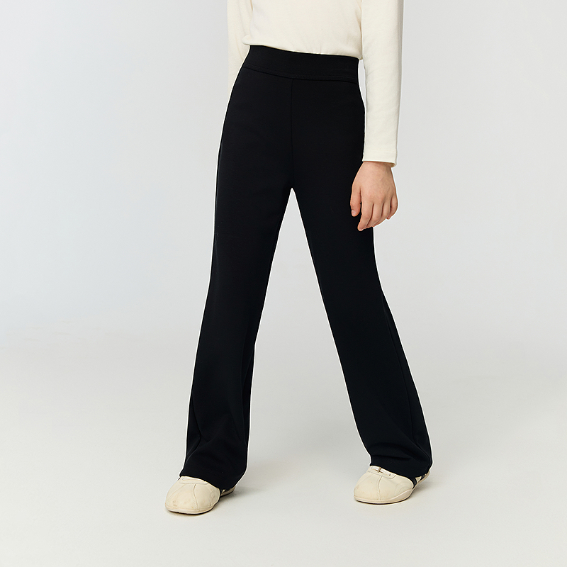 爱慕儿童秋冬minime女孩A类直筒长裤微喇裤裤子 - 图1