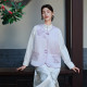 ຄວາມຊົມເຊີຍ Royal Brocade Silk Women's Quilted Embroidered Double-Bested Short Vest-Tianma HJ51055