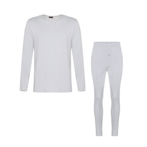 【牛奶系】爱慕先生保暖内衣男抗菌抗静电秋冬单层上衣长裤套装