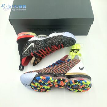 Nike LeBron 16 What The James LBJ16 Yuanyang ເປີດຕົວຄັ້ງທໍາອິດ BQ6582-900