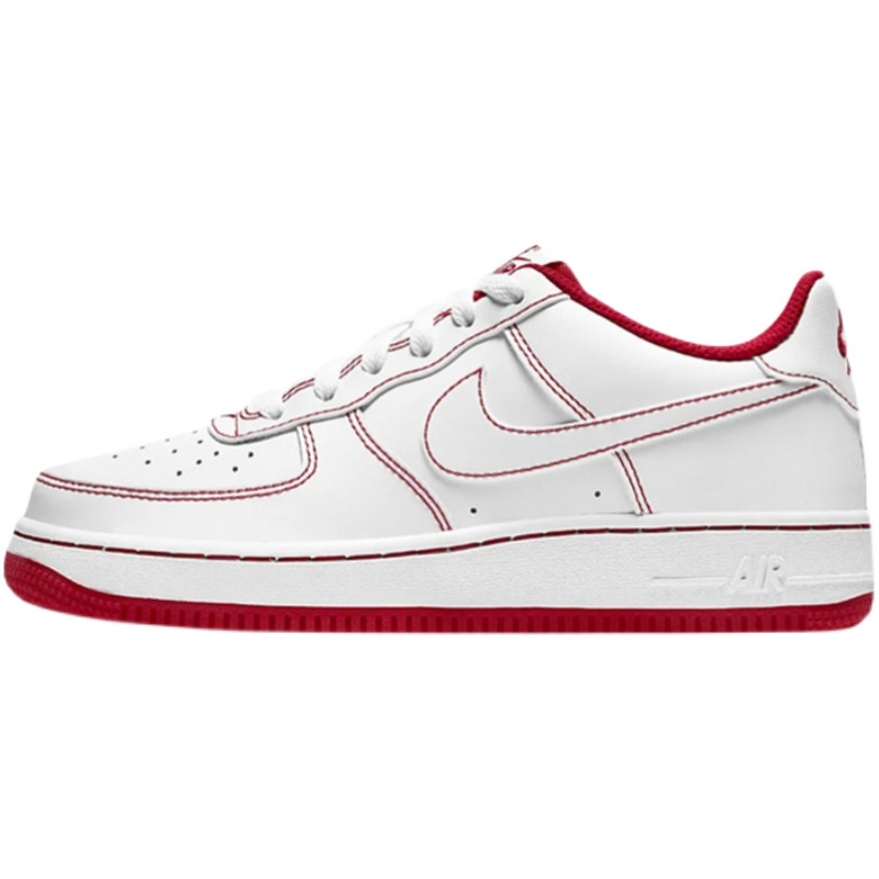 Nike Air Force 1 AF1白红白绿缝线板鞋 CV1724-100-102-103-104-图3