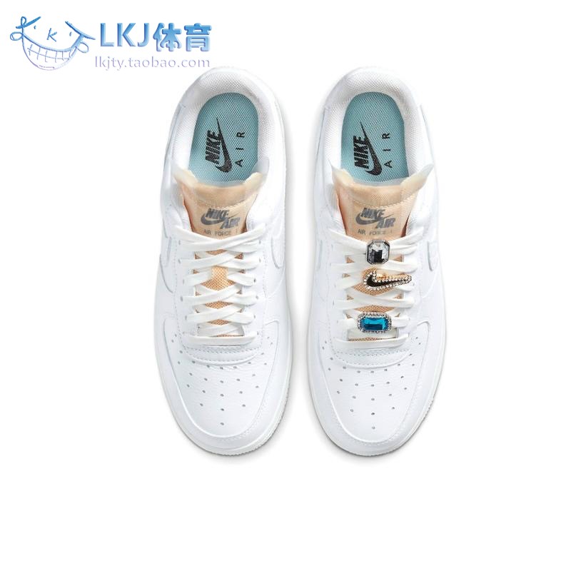 Nike Air Force 1'07 LX AF1宝石女子空军一号板鞋 CZ8101-100-图0