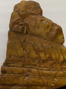 天然奇石原石头草花石国画石