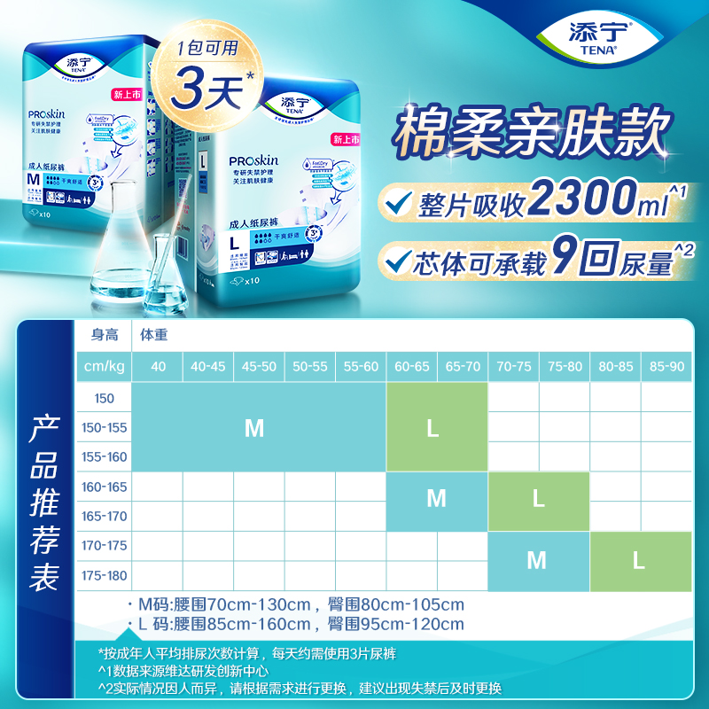 tena /添宁proskin成人尿不湿老人 添宁成人用纸尿护理用品