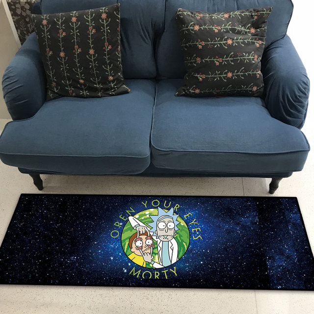 Rick and Morty floor mat non-slip kitchen rug