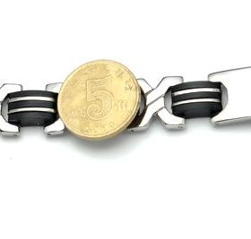 光面钛钢男士不变色手链