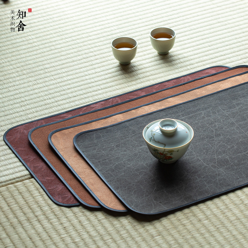 包边全真丝茶席复古中式手工双面干泡席茶垫桌旗喝茶3款知舍原创,淘宝优惠券,粉丝福利购,淘宝优惠卷
