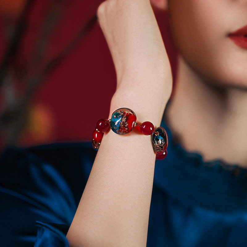 凤凰涅磐原创女小众设计民族风手链 凤凰涅磐手链