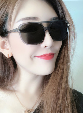 墨镜黑色复古风飞行员太阳眼镜