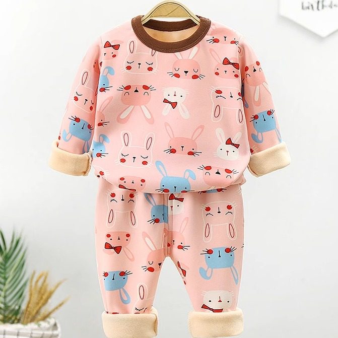 儿童保暖内衣套装加绒男童男宝薄绒中高领内搭外穿秋衣裤打底秋装,淘宝优惠券,粉丝福利购,淘宝优惠卷