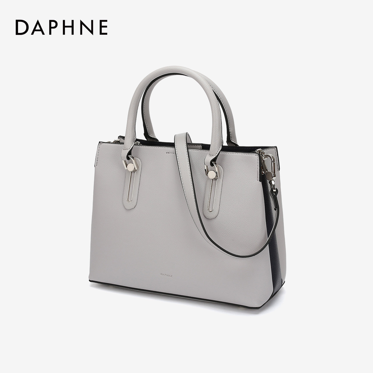 达芙妮冬季新款风琴款手提托特包 达芙妮女士包袋