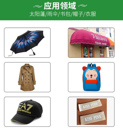 Водонепроницаемая нейлоновая чернила ткань шелковая печать для печати для печати оксфордская дождевая крышка ткани одежда