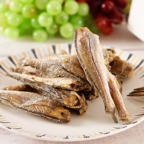 舟山特产炭烤香酥小黄鱼干即食海鲜零食解馋含钙小吃500g罐装 - 图2