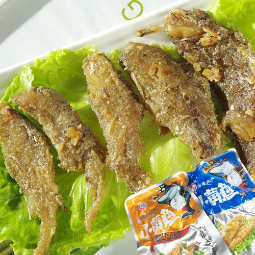 舟山华泽香酥小黄鱼500g 舟山特产 海鲜零食黄花鱼干小吃鱼仔包邮 - 图2