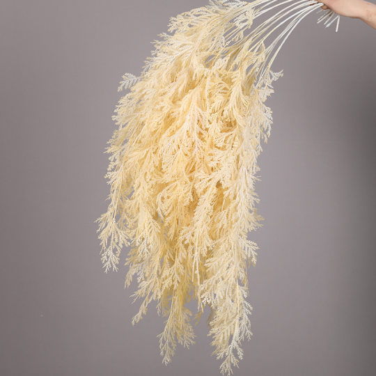 仿真垂吊鹿角婚礼堂吊顶迷雾装饰酒店婚庆用品塑料花艺插花雾凇草