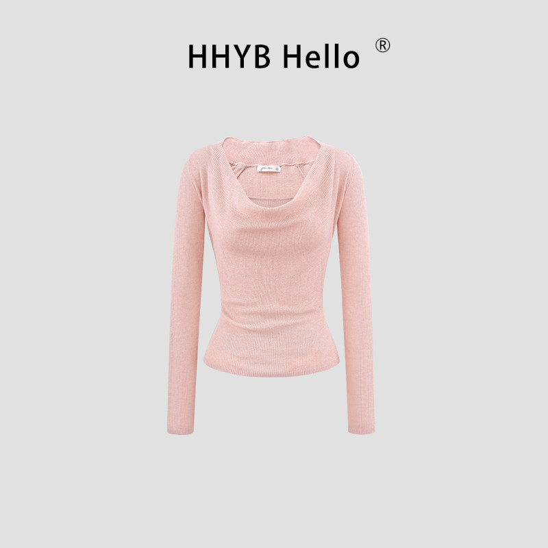 HHYB别来无恙 荡领显瘦针织+内搭小吊带春季两件套女M1557套装,淘宝优惠券,粉丝福利购,淘宝优惠卷