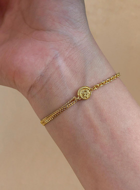 中古钱币古巴手链复古轻奢