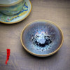 Jianyang Jianzhan painted gold and purple gold oil dripping lamp master cup