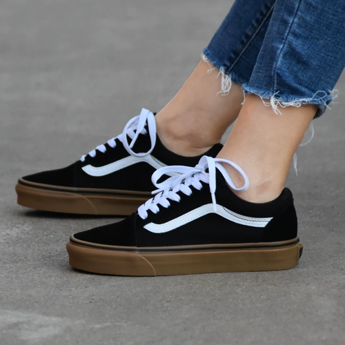 Vans, черные классические тканевые кроссовки подходит для мужчин и женщин для отдыха